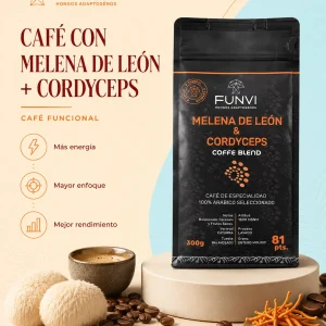 Café con Melena de León + Cordyceps (300gr)